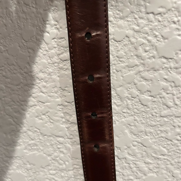 Resistol Leather belt. Western buckle. Wave design with inlay and silver studs. - Picture 12 of 12